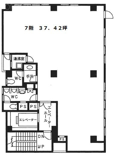 八光ビル7F 間取り図