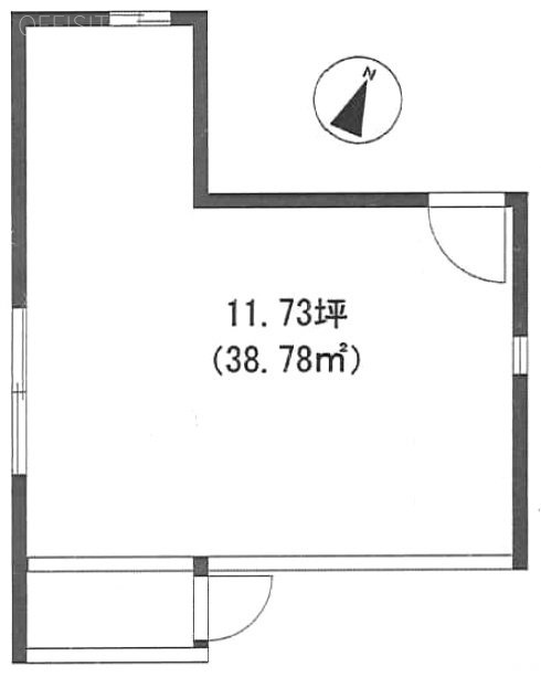Kビル1F 間取り図