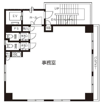 アローム赤坂3F 間取り図
