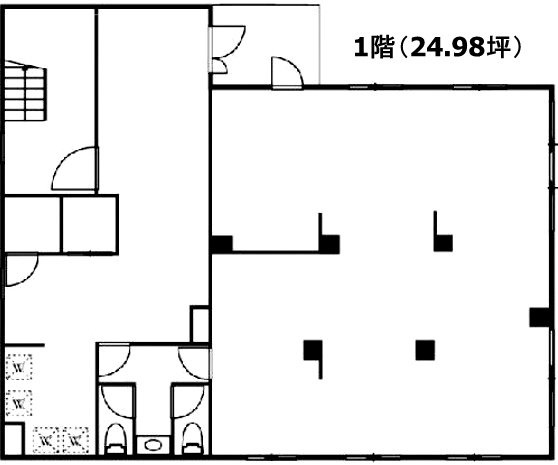 ポートハウス渋谷1F 間取り図