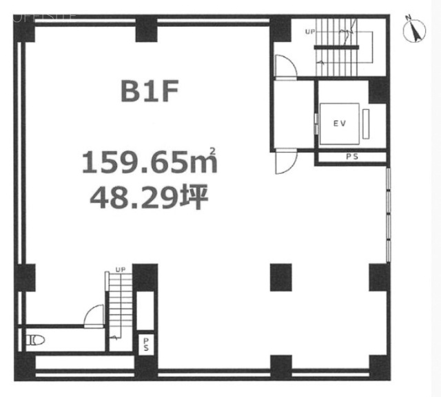 海老名ビルB1F 間取り図