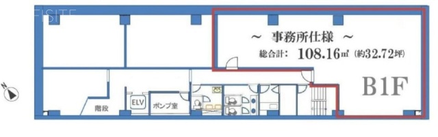 村松ビルB1F 間取り図