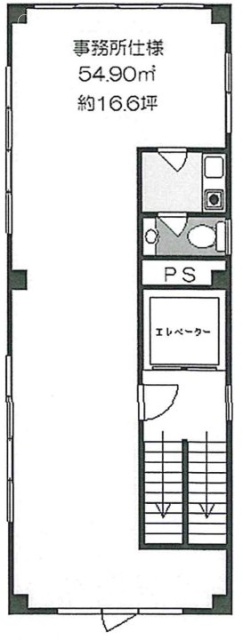 亀吉ビル3F 間取り図