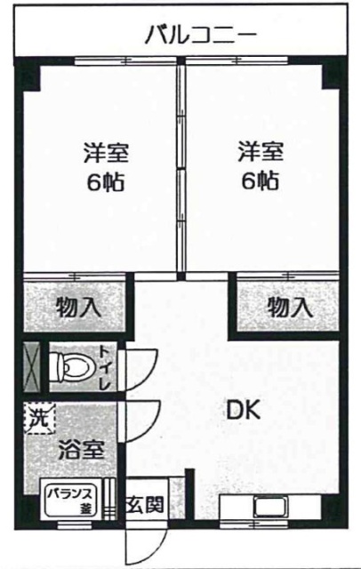 大越第一ビル702 間取り図