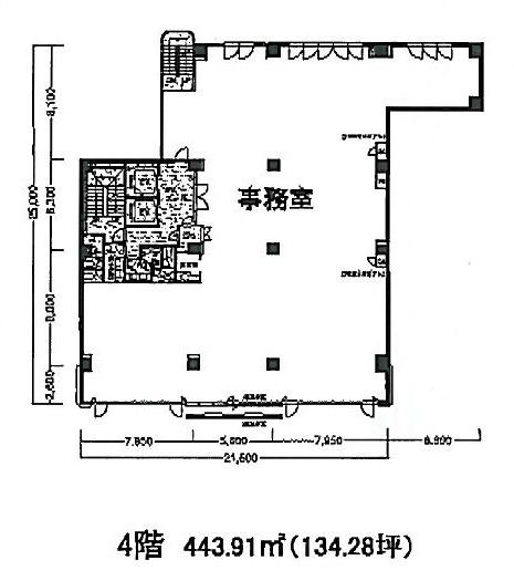 イトーピア岩本町一丁目ビル4F 間取り図