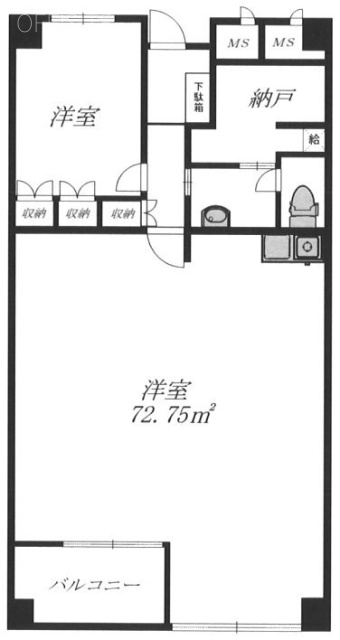 飯田橋セントラルプラザ1501 間取り図