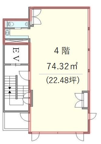 南青山銕仙会ビル4F 間取り図