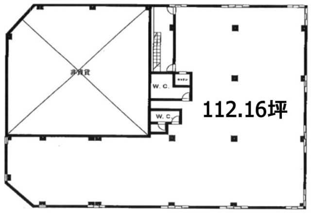 ハイオスビル2F 間取り図
