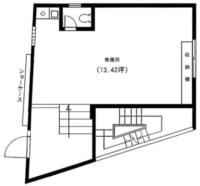 サンパークビル1F 間取り図
