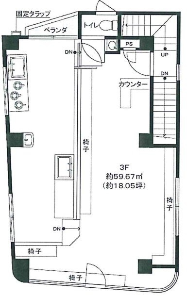 三谷ビル3F 間取り図