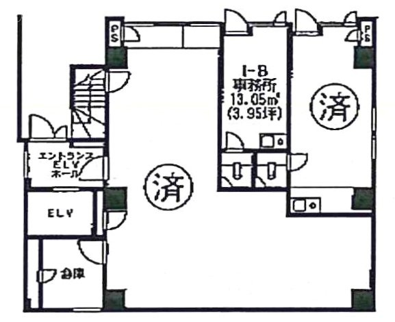 清水ビルB 間取り図
