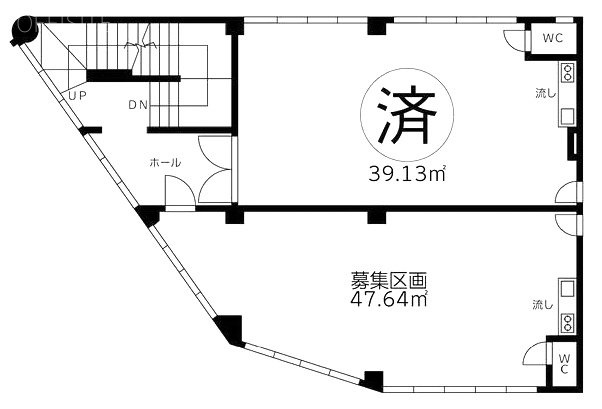 大貫ビル2F 間取り図