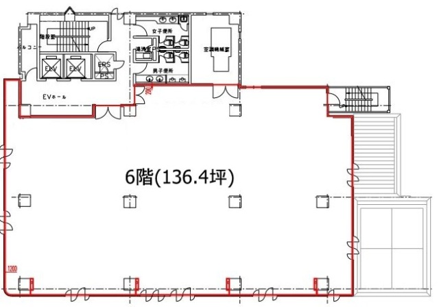芝公園阪神ビル6F 間取り図
