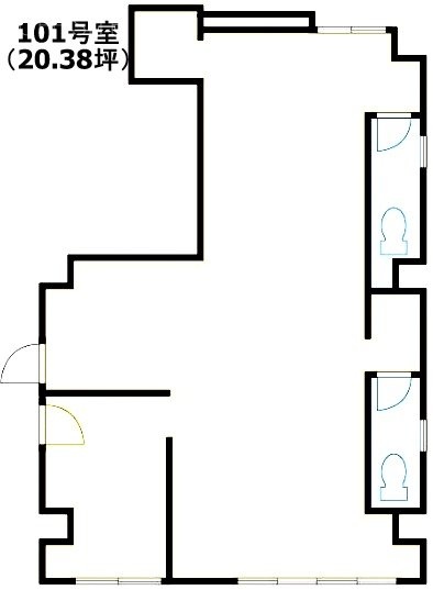 クレストヒルズ駒込ビル101 間取り図