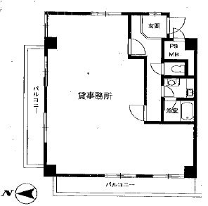 グランドメゾン新宿東902 間取り図