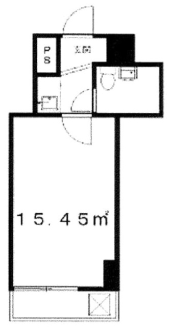 ヴィラローザ浜松町310 間取り図