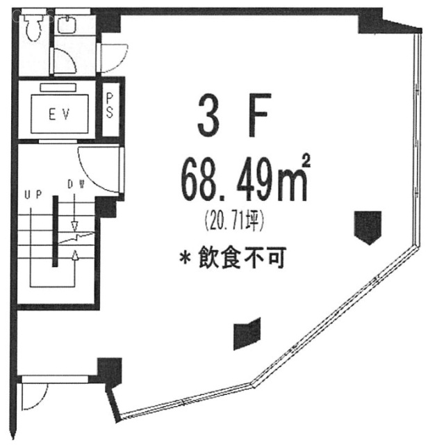 宮下ビル3F 間取り図