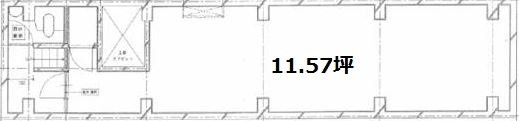 晴花ビル1F 間取り図