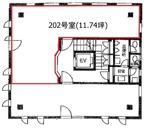 吉住ビル202 間取り図