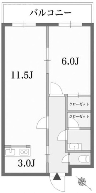 プライムKOBAYASHI202 間取り図