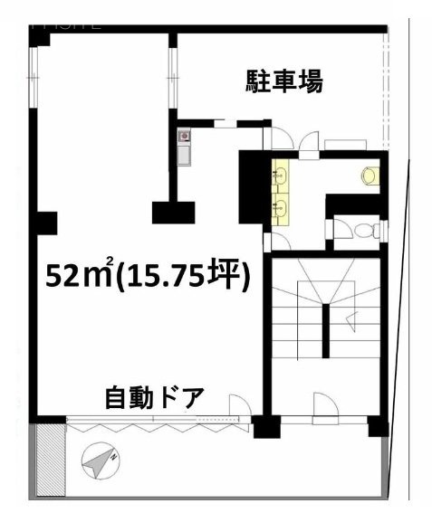 YKビル1F 間取り図