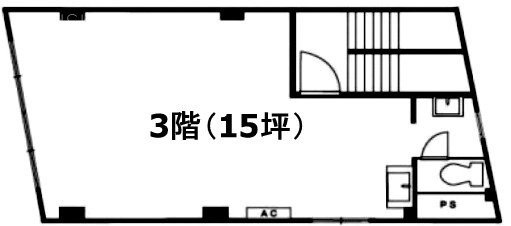 新宿Qビル3F 間取り図