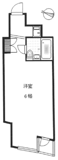 東建シティハイツ池袋ビル303 間取り図