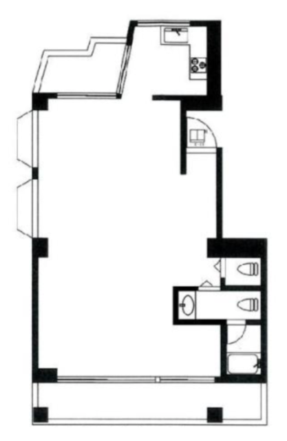 キタ・ビルデンス402 間取り図