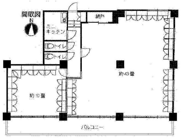 メゾン高輪ビル104 間取り図