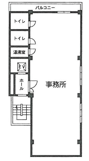 HAGA2ビル3F 間取り図