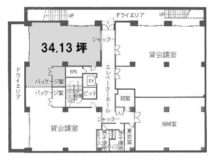 東武横浜立野ビルB1F 間取り図