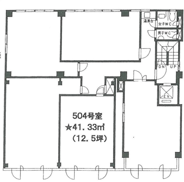 東邦センタービル504 間取り図