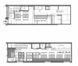 四谷2丁目一棟ビル1F～2F 間取り図