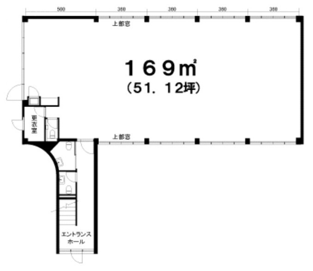 ファン成城1F 間取り図