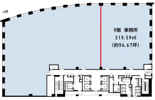 KDX浜松町プレイス9F 間取り図