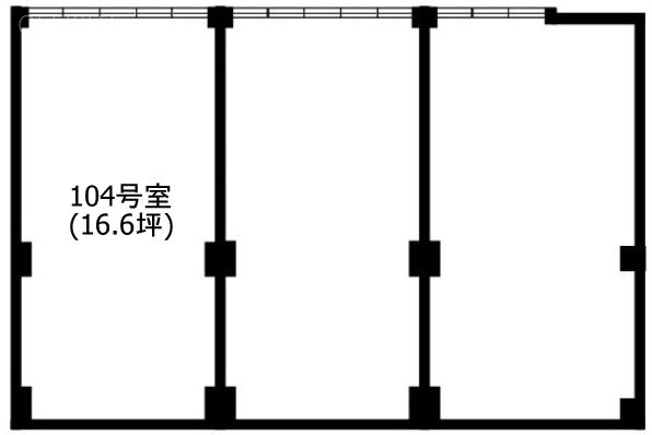 タカシマ志村マンション104 間取り図