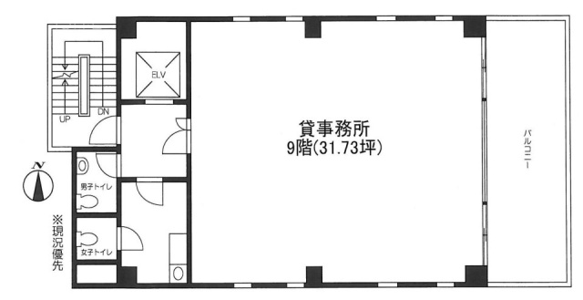 新ジイドビル9F 間取り図