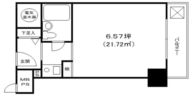 御徒町グリーンハイツ612 間取り図