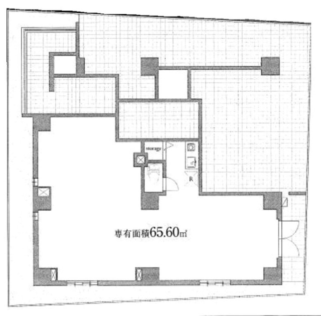 アペックス都立大1F 間取り図