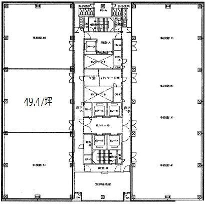 新宿グリーンタワー16F 間取り図