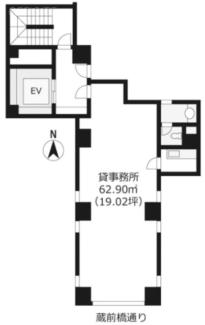 太平町ビル501 間取り図