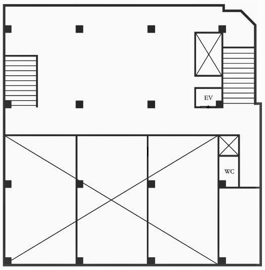 馬車道スクエアビルA 間取り図