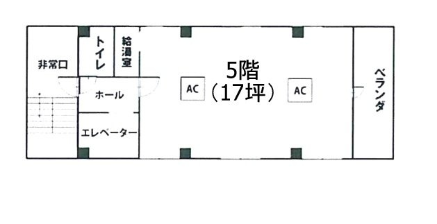 日原ビル5F 間取り図