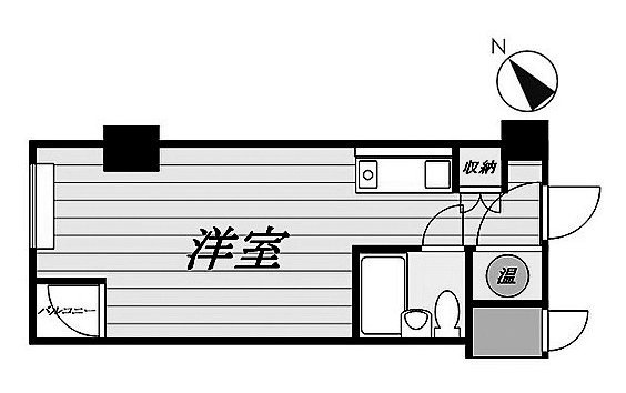 東新橋ビル615 間取り図