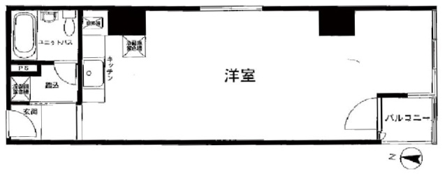 グローリア宮益坂302 間取り図