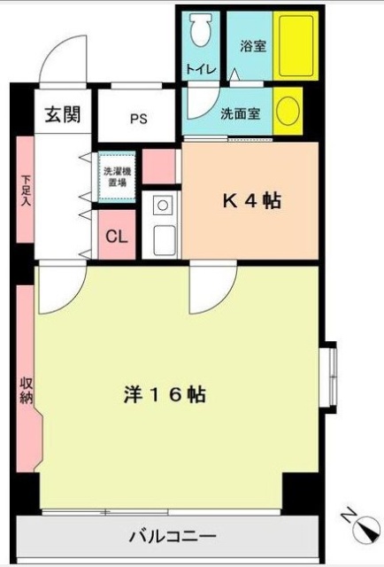 ネオキャステールビル303 間取り図
