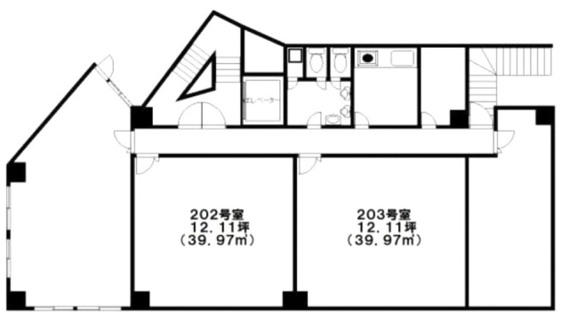 第一シルバービル202 間取り図