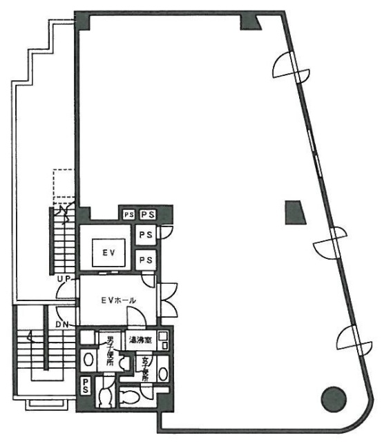 井門西五反田ビル5F 間取り図