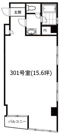 メゾン青南301 間取り図