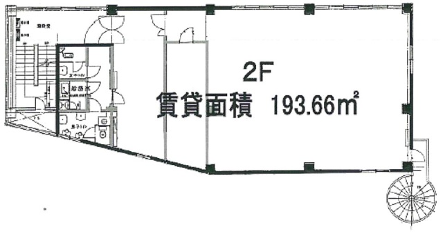 泉第二ビル2F 間取り図